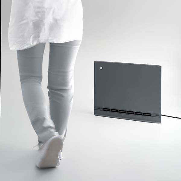 節電/室温センサー付大風量パネルセラミックヒーター スマートスリムヒート ワイド グレー [CH-T2497GY]【雑貨】　商品画像2