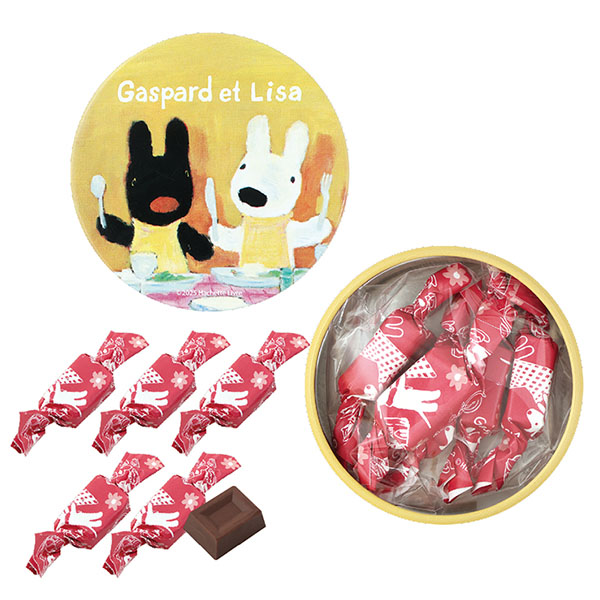 リサとガスパール リサとガスパールのなかよしペア缶【お届け期間：1月15日〜2月21日】【バレンタイン】　商品画像2