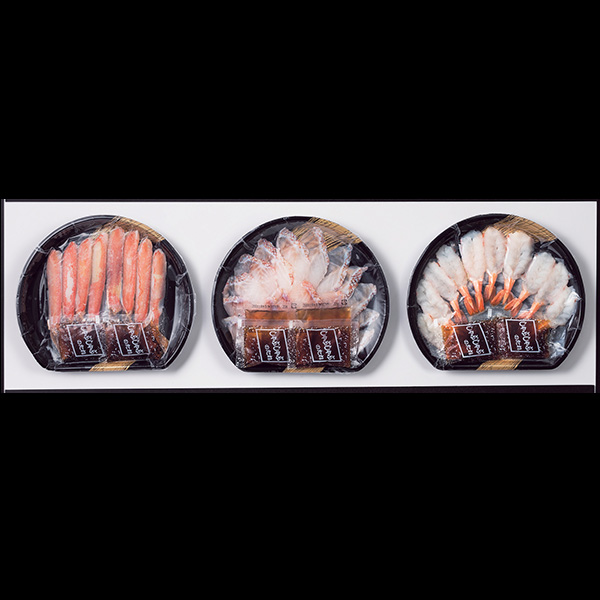 【年内お届け】海鮮しゃぶしゃぶセット (ずわいがに・赤エビ・きちじ)【お買い得セール12月】 商品画像2