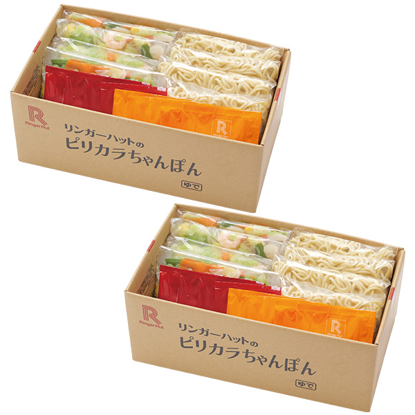 リンガーハット ピリカラちゃんぽん 4食×2箱(L8022)【サクワ】　商品画像2