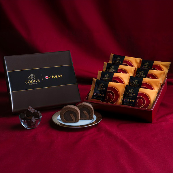 愛媛 一六本舗 ゴディバ監修 一六タルト ビターチョコレート 8個入【NN】　商品画像2