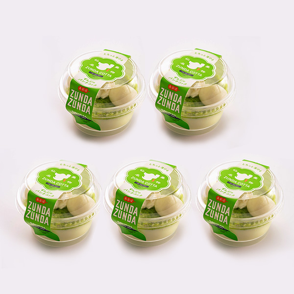 あおばずんだ本舗 冷凍ずんだコッタ(ずんだのパンナコッタ) 5個セット【東北フェア】 商品画像2