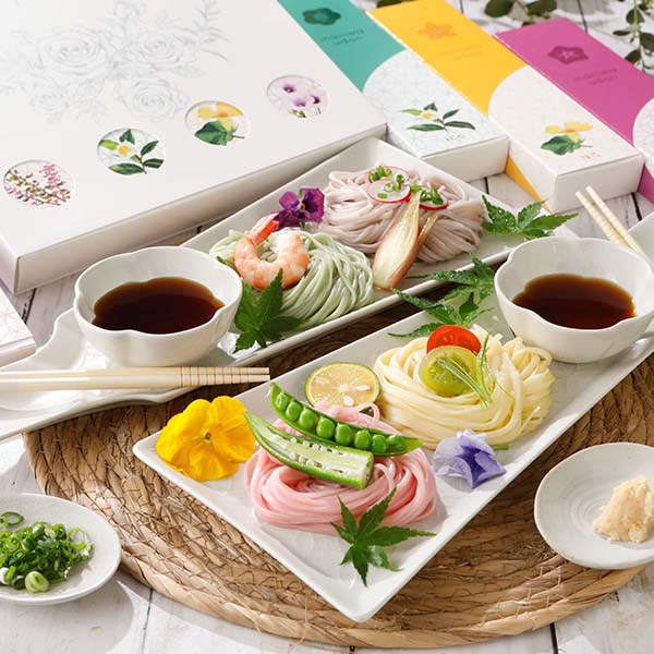 無限堂 稲庭うどん 四色の華麺セット【東北フェア】 商品画像2