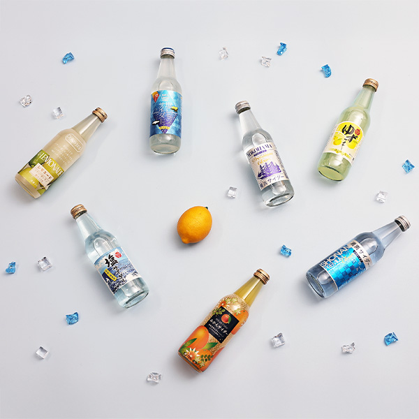 兵庫 はべ黒庵 のみくらべサイダーギフト 横浜サイダー、塩サイダー、みかんサイダー、レモネード、塩レモンサイダー、ゆずサイダー、湘南サイダー×各1【春の贈りもの】【NN】　商品画像2