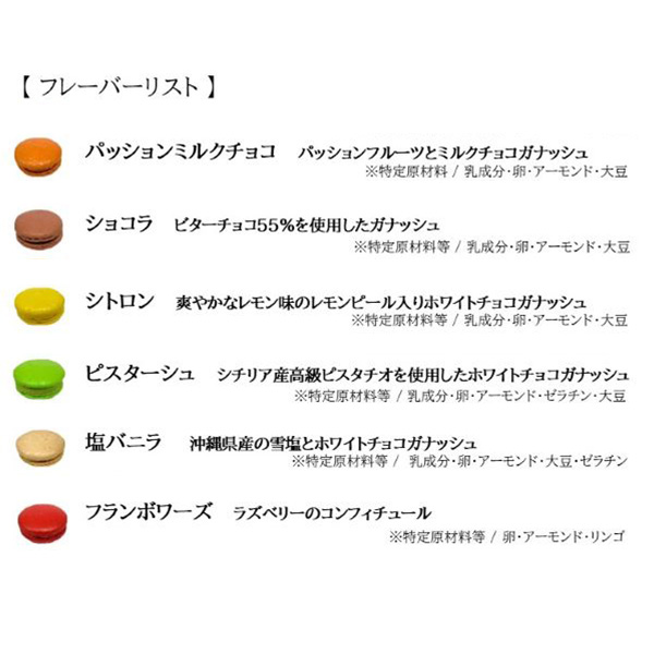 MACARON ET CHOCOLAT テリーヌ&マカロン6個BOX【春の贈りもの】【おいしいお取り寄せ】 商品画像2