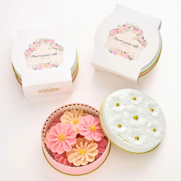 Flower Picnic Cafe「お花のぼうろ3缶セット」コスモス【超！春トク祭り】　商品画像2