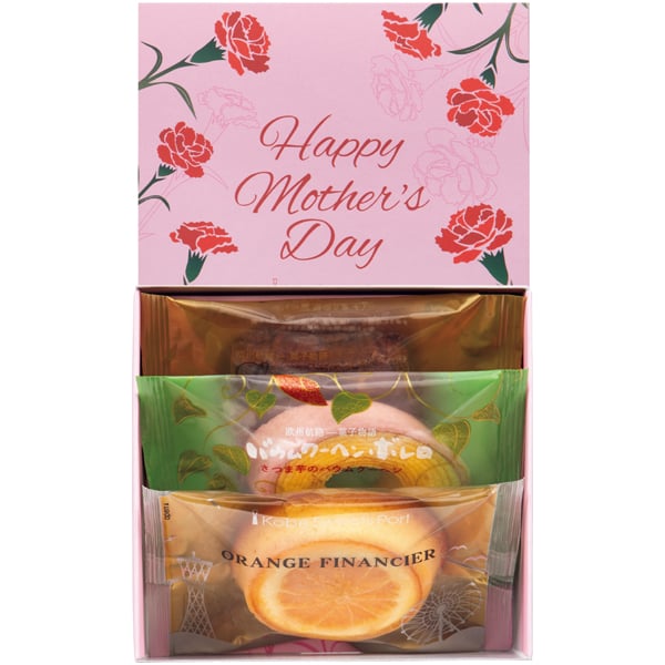 リーフ ミディ胡蝶蘭「ペニー」(SUSTEE付)+神戸スイーツポート 母の日焼き菓子セット【母の日】 商品画像2