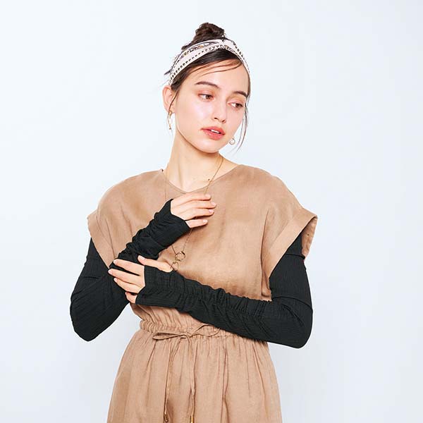 SunBlockLAB BEAUTY シャーリングアームカバー ブラック【雑貨】 商品画像2