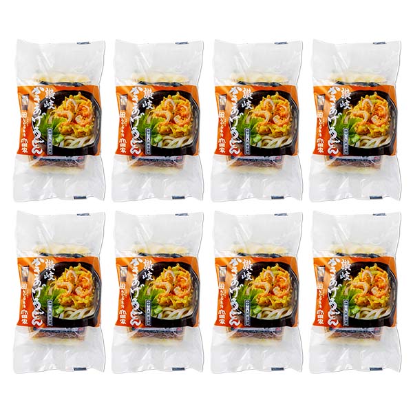 山田家 讃岐かきあげうどん1食×8袋 (L8193)【サクワ】 商品画像2
