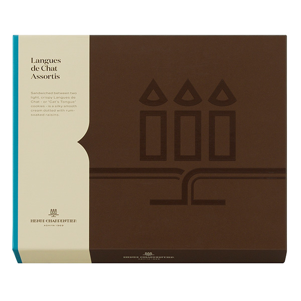 アンリ・シャルパンティエ ラング・ド・シャ･アソート SSボックス [HLG-16N]【おいしいお取り寄せ】　商品画像2