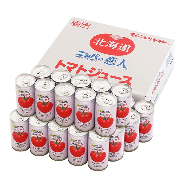 JAびらとり ニシパの恋人トマトジュース(無塩・ストレートタイプ)190g缶×30本(L8211)【Aセレクション5月】【サクワ】【直送】 商品画像2