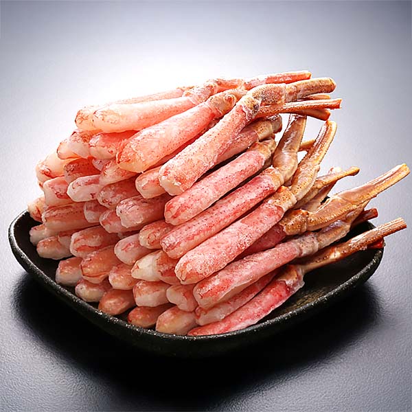 北海道えりも産 不揃い生おおずわいがに(お刺身しゃぶしゃぶ用)500g×2【GW】　商品画像2