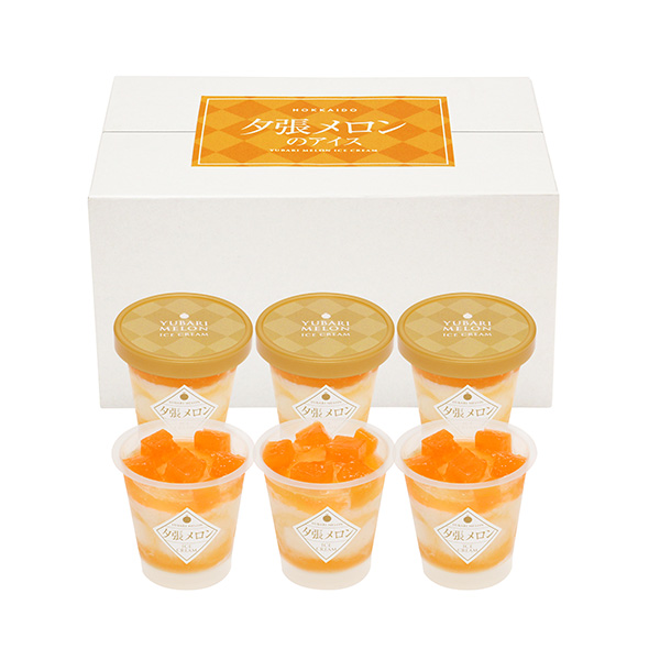 北海道 夕張メロンのアイス 72ml×6[AH-YY]【GW】　商品画像2