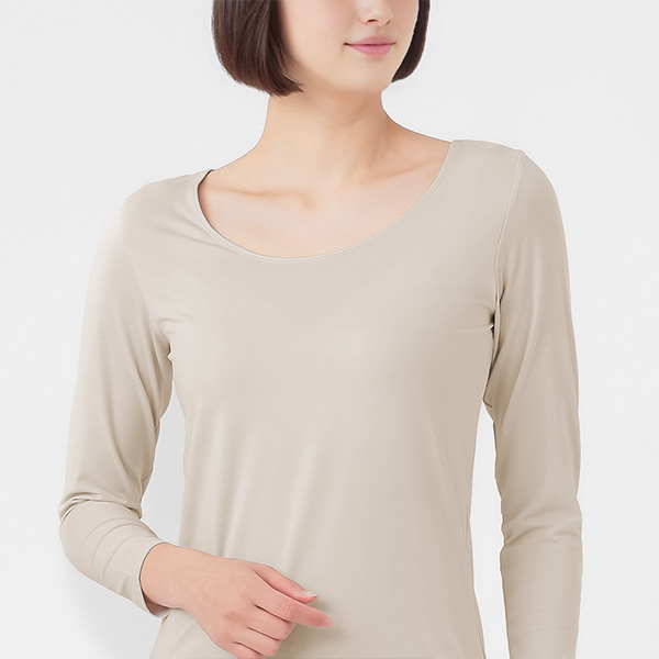 トップバリュ EXセリアント ウェア インナー上下セット(サイズL/8分袖・10分丈ボトム)【限定10点】【母の日・ソーシャル対応可】　商品画像2