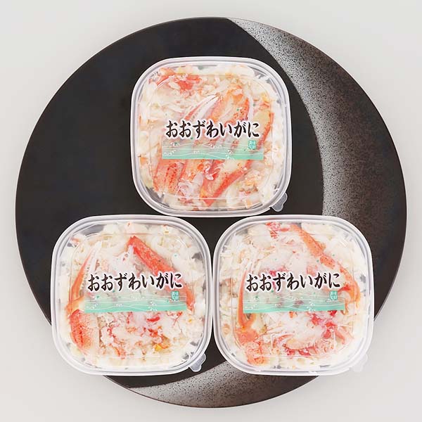 カネコメ田中水産 北海道産おおずわいがに丼の具120g×3【北海道フェア】　商品画像2