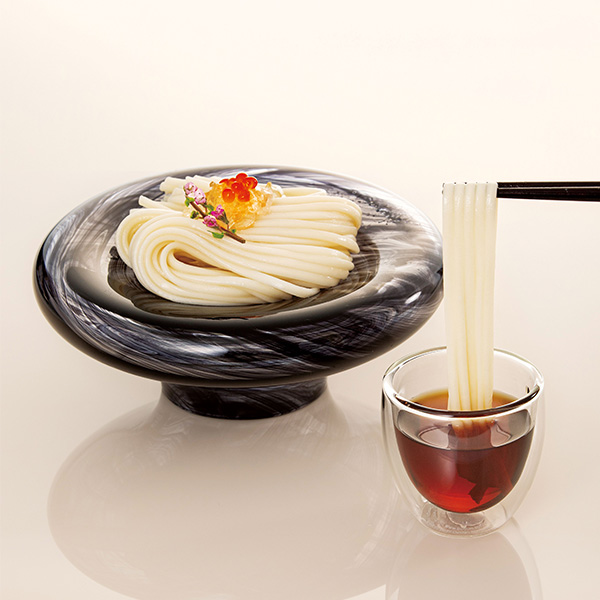 群馬 花山うどん 花山うどん・鬼ひも川純つゆ付き(花山うどん90g×4把、鬼ひも川90g×4把、花山純つゆ190ml×1本)【夏の贈りもの・お中元】【KN】　商品画像2