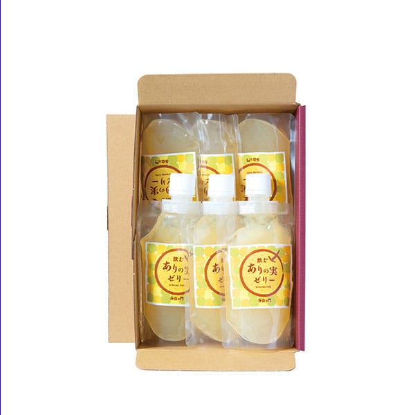 与佐ヱ門 飲むありの実ゼリーセット6個入【夏の贈りもの・お中元】【MK】　商品画像2