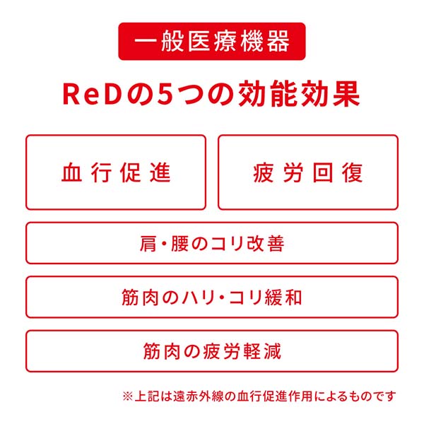 ReD リカバリーウェア 男性用 Vネックインナー半袖 Mサイズ ホワイト【雑貨】　商品画像2