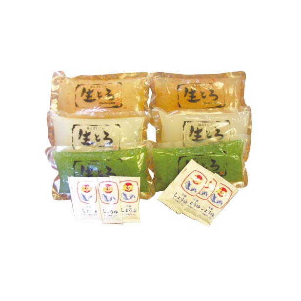 茨城 袋田食品 生とろさしみこんにゃくセット(3種6個入)【お届け期間:7月1日〜9月10日】【KN】　商品画像2