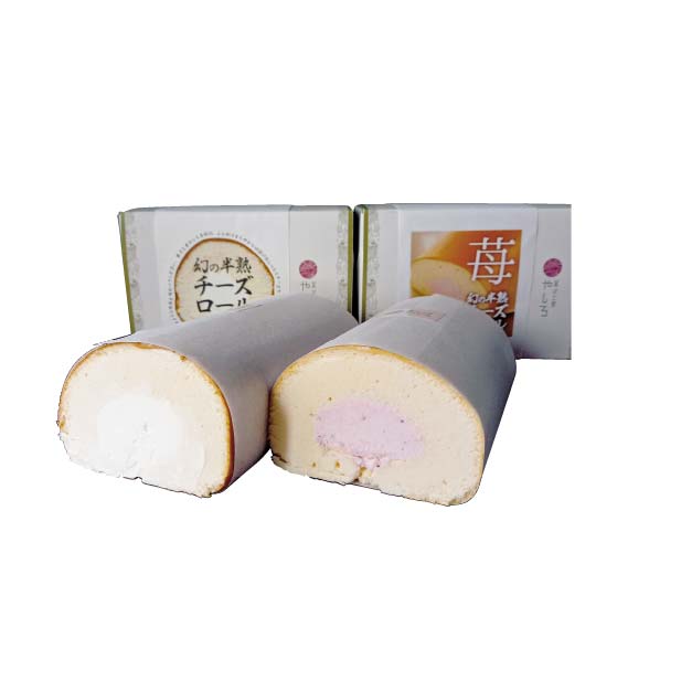 新潟 菓子工房やしろ 幻の半熟チーズロール2種セット【お届け期間:7月1日〜9月10日】【KN】　商品画像2