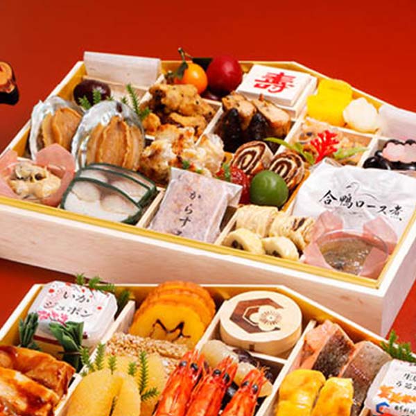 日本料理 てら岡 てら岡 絵馬2段重【3〜4人前・60品目】【イオンのおせち】　商品画像2