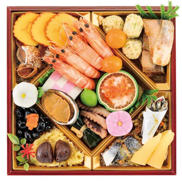 日本橋OIKAWA監修 宴 三段重【約3〜4人前・58品目】【イオンのおせち】　商品画像2