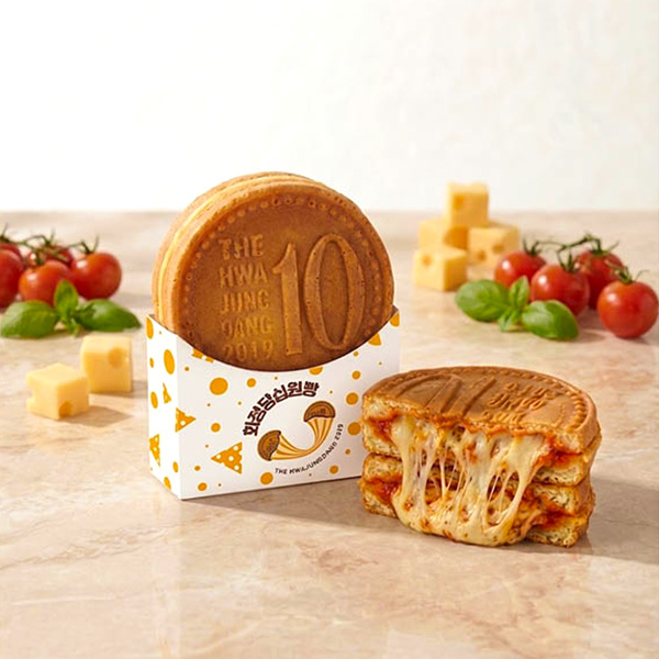 花井堂 10ウォンパン ピザ味 120g【＠FROZEN】　商品画像2