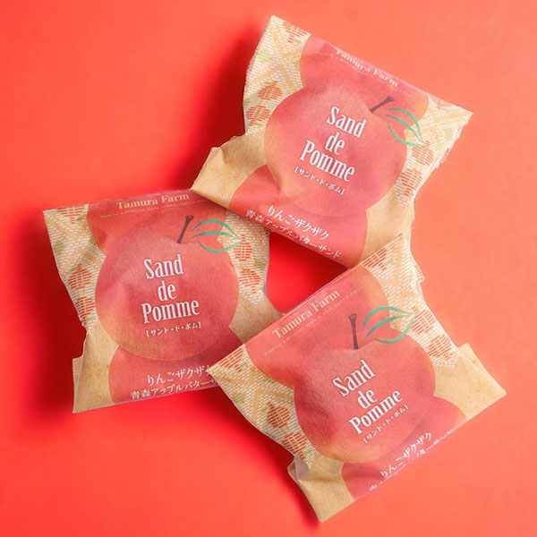 タムラファーム 青森アップルバターサンド Sand de Pomme 化粧箱【秋のうまいもの市】　商品画像2