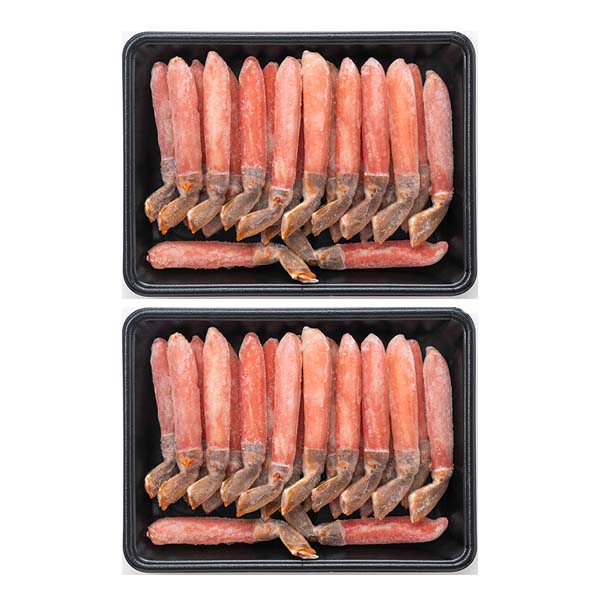 北海道産 生大ズワイガニ脚ポーション 500g×2p【お届け期間：11月1日〜11月10日】【従業員感謝WEEK】　商品画像2