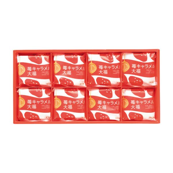 ザ・スウィーツ 苺キャラメル大福(8個)【冬の贈りもの・お歳暮】 商品画像3