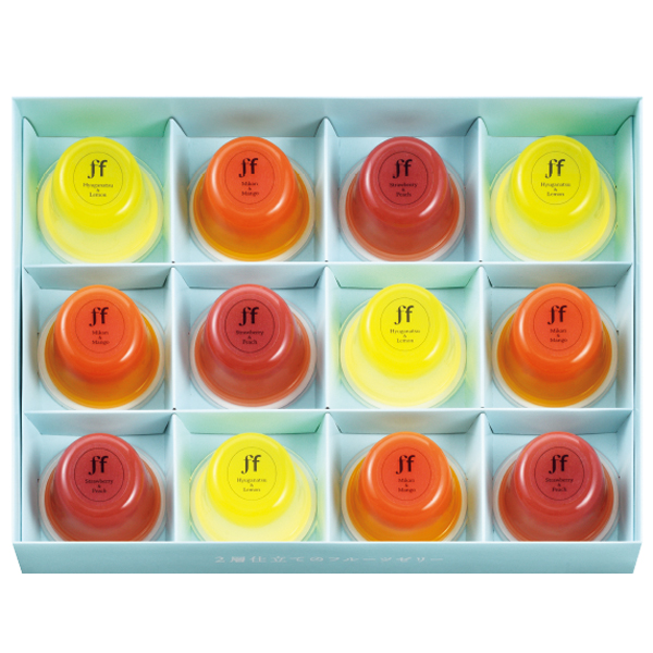 ユーハイム 2層仕立てのフルーツゼリー【限定200点】【夏の贈りもの・お中元】[FF-30]　商品画像1