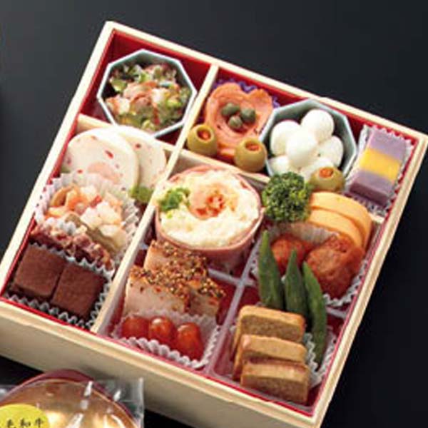 京都料亭 みのり 和・洋三段重 白松お重箱 酒肴三品付【3人前・53品目】【イオンのおせち】　商品画像3
