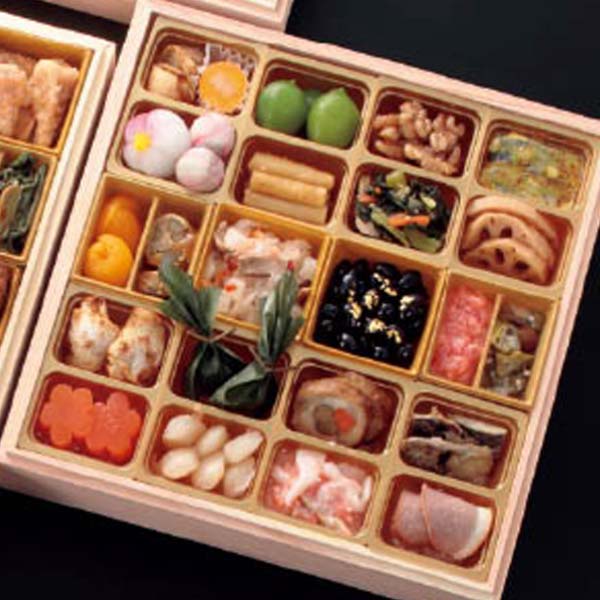 京都料亭 うお寿・藤かわ・みのり 京都料亭コラボおせち三段重【4〜5人前・64品目】【イオンのおせち】　商品画像3