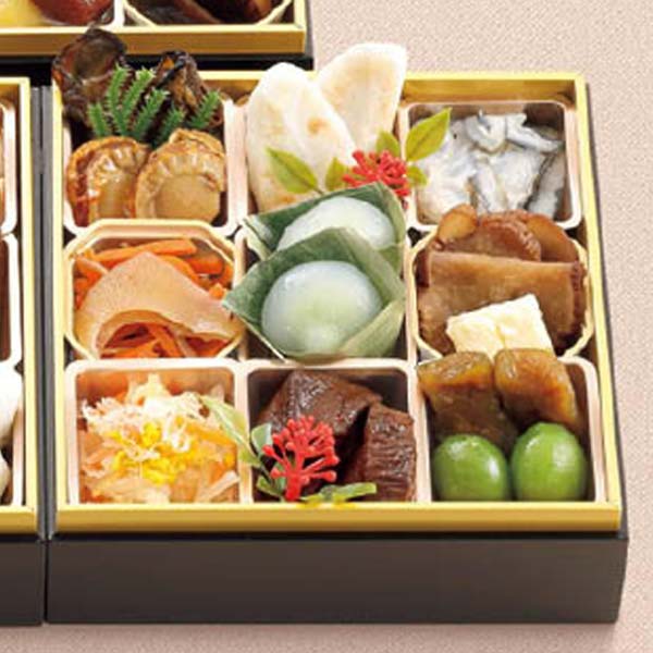 ウェルネス伯養軒 ミニおせち三段重【2人前・41品目】【イオンのおせち】【関東地区お届け限定】　商品画像3