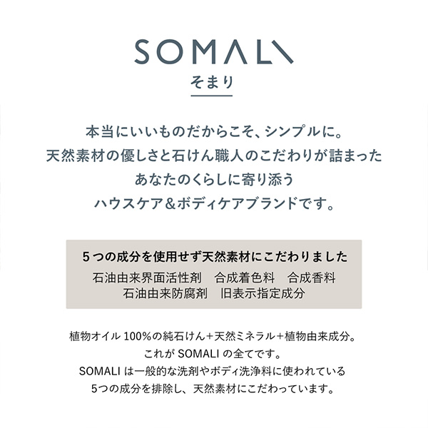 木村石鹸/SOMALI 洗濯用液体石けんとタオルのセット[73241]【年間ギフト】　商品画像3