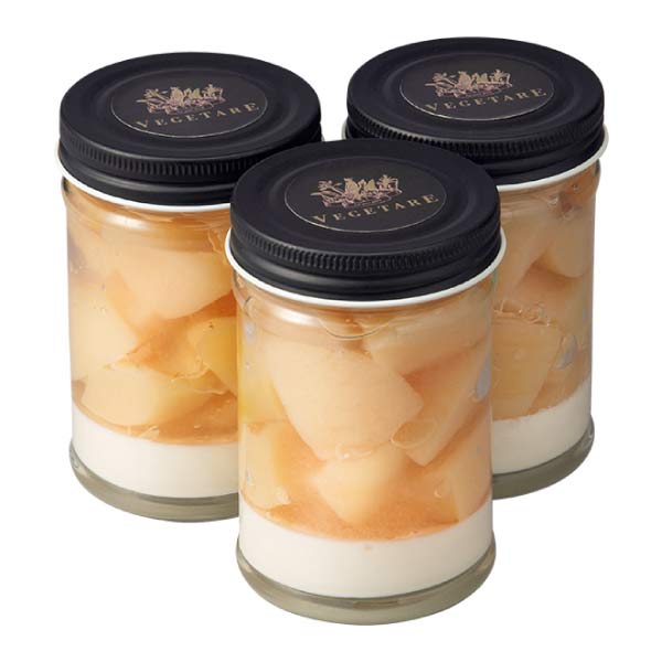 ベジターレ まるごと1玉分 桃のご褒美パルフェセット【夏の贈りもの・お中元】[MP3-V]　商品画像3