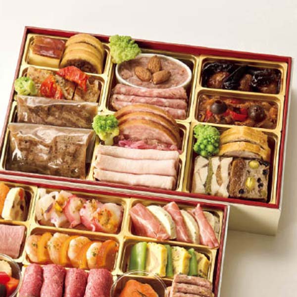 銀座ポルトファーロ 洋風オードブル二段重【3人前・47品目】【イオンのおせち】　商品画像3
