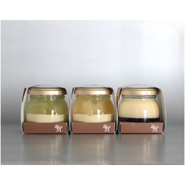 岡山県青果物販売 モモコプリン 3個アソート【父の日】 商品画像3