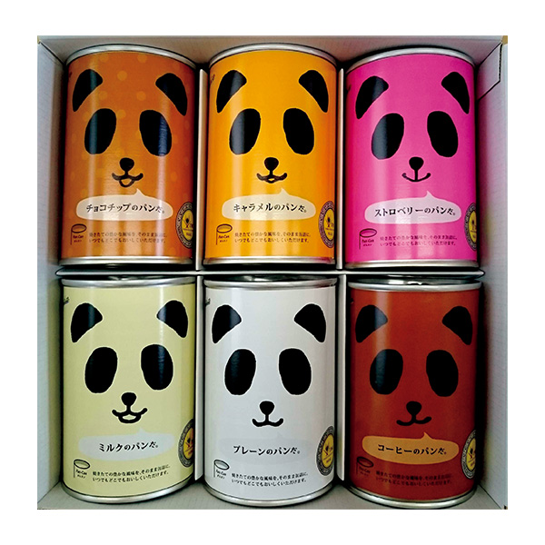 フェイス パンだ缶 6缶全種バラエティセット【冬の贈りもの・お歳暮】 商品画像3
