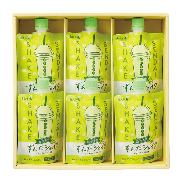 お茶の井ヶ田 ずんだシェイク6個入【夏の贈りもの・お中元】　商品画像3