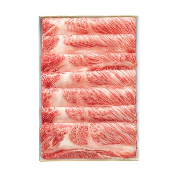 国産黒毛和牛かたロースすきやき用2段【冬の贈りもの・お歳暮】　商品画像3