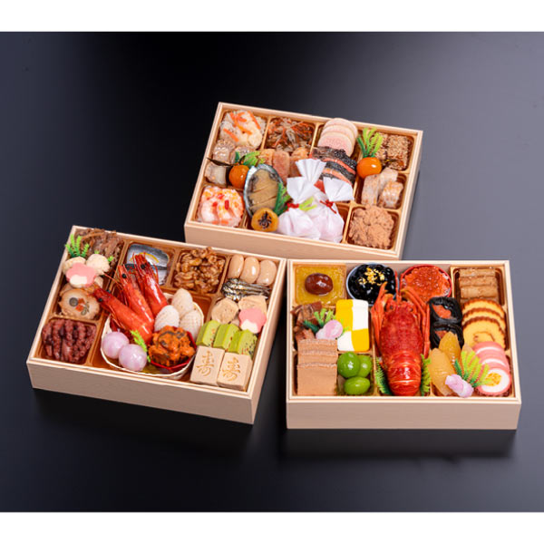 千賀屋 迎春おせち料理 和風三段重「天寿千」【4〜5人前・45品目】【イオンのおせち】 商品画像3