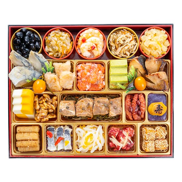 千賀屋 迎春おせち料理 和風二段重「祥運」【4〜5人前・46品目】【イオンのおせち】　商品画像3