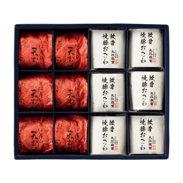 丸政 そば屋の天むす＆軟骨焼豚おこわセット【冬の贈りもの・お歳暮】　商品画像3