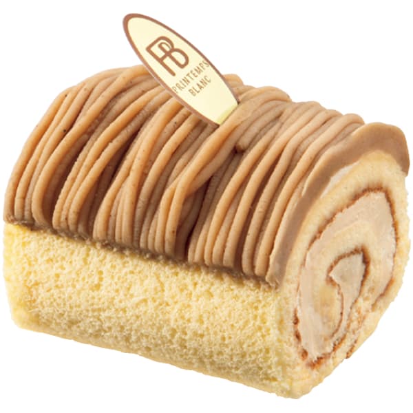 プランタンブランby花月堂 キャラメルもんぶらんロール(ハーフ)＆生しょこらモンブラン(ハーフ)【冬の贈りもの・お歳暮】　商品画像3