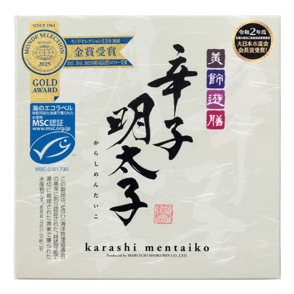 丸市食品 モンドセレクション14年連続受賞MSC認証無着色辛子明太子450g【冬の贈りもの・お歳暮】　商品画像3