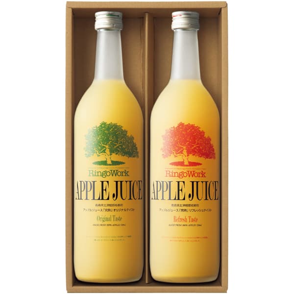 りんごワーク 完熟アップルジュースセット【冬の贈りもの・お歳暮】[RW-30SH]　商品画像3