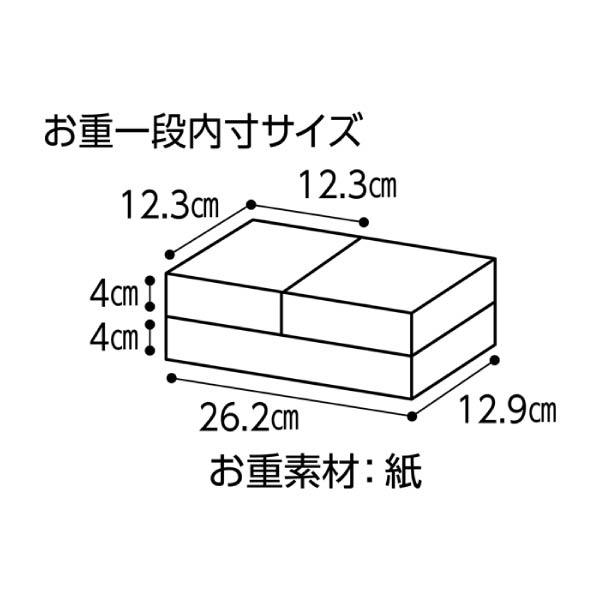 味遊心 年越しおせち 1段2客【2人前・32品目】【イオンのおせち】【関東地区お届け限定】 商品画像3