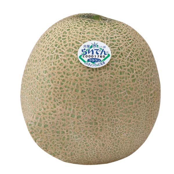 北海道産(JAきょうわ) 自宅用らいでんメロン 3個(赤肉メロン)(お届け期間：7/21〜8/15)【夏の贈りもの・お中元】　商品画像3