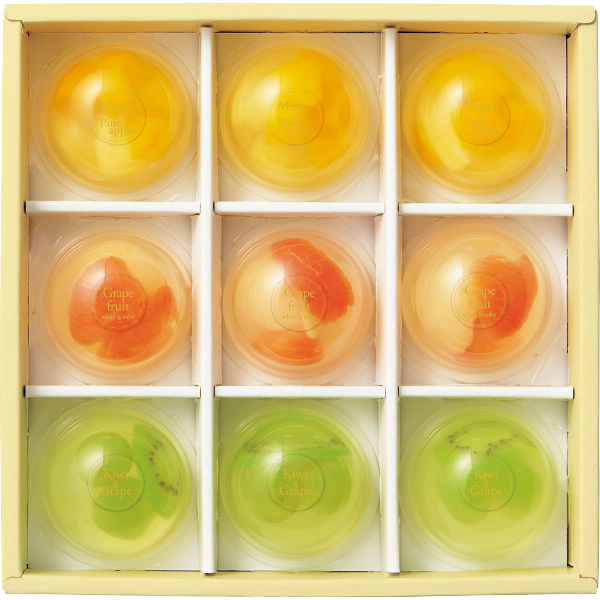 ザ・スウィーツ フルフルフルーツゼリー(9個)【夏の贈りもの・お中元】　商品画像2